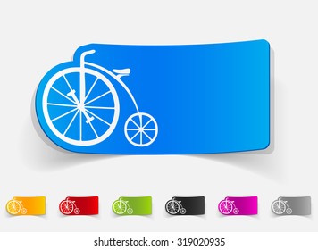 realistic design element. bicycle