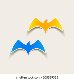 realistic design element: bird