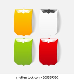 realistic design element: bird