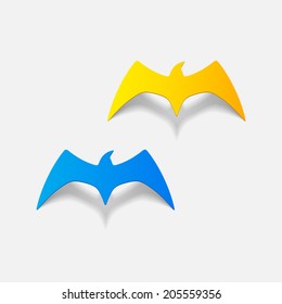 realistic design element: bird