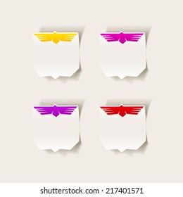 realistic design element: bird