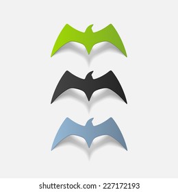 realistic design element: bird