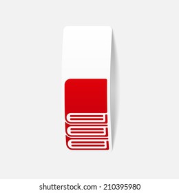 realistic design element: book