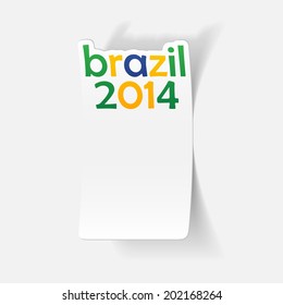 realistic design element: brazil