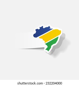 realistic design element: brazil