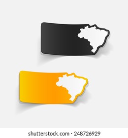 realistic design element: brazil