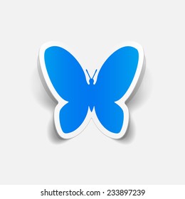 realistic design element: butterfly