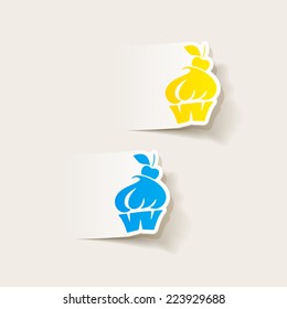 realistic design element: cake