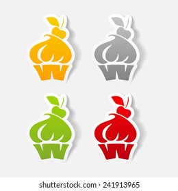 realistic design element: cake