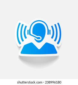 realistic design element: call center