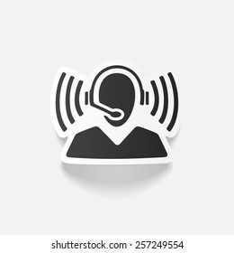 realistic design element: call center