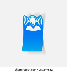 realistic design element: call center