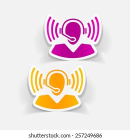 realistic design element: call center
