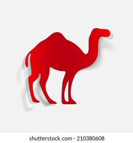 realistic design element: camel