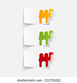 realistic design element: camel