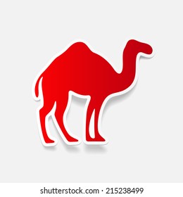 realistic design element: camel