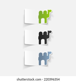 realistic design element: camel