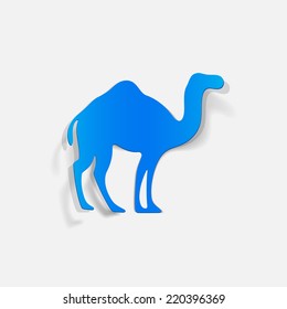 realistic design element: camel