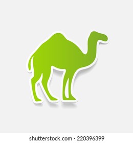 realistic design element: camel