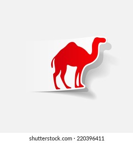 realistic design element: camel