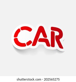 realistic design element: car