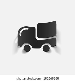 realistic design element: car, delivery