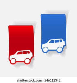 realistic design element: car SUV