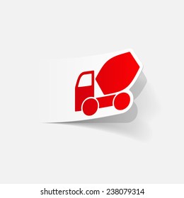 realistic design element: Cement Mixer