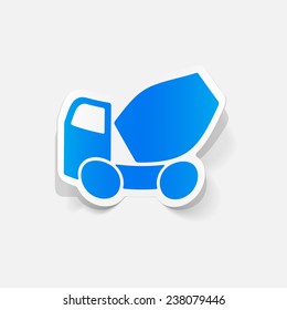 realistic design element: Cement Mixer