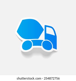 realistic design element: Cement Mixer