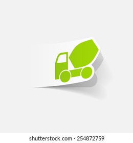 realistic design element: Cement Mixer