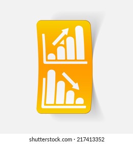 realistic design element: chart