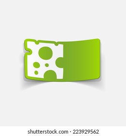 realistic design element: cheese