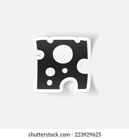 realistic design element: cheese