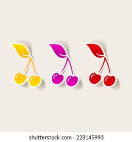 realistic design element: cherry