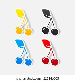 realistic design element: cherry