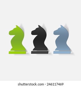 realistic design element: chess