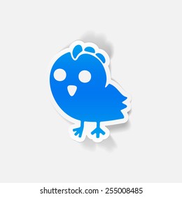 realistic design element: chicken