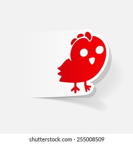 realistic design element: chicken