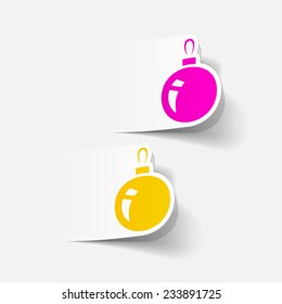 realistic design element: christmas ball
