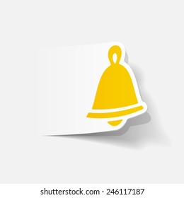 realistic design element: christmas bell