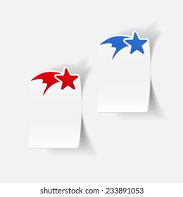 realistic design element: christmas star