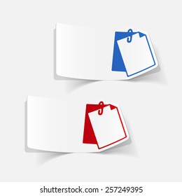 realistic design element: clipboard