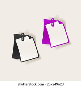 realistic design element: clipboard