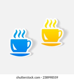 realistic design element: coffee