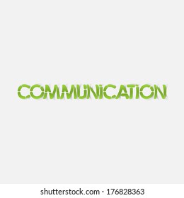 realistic design element: communication