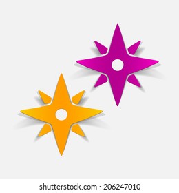 realistic design element: compass