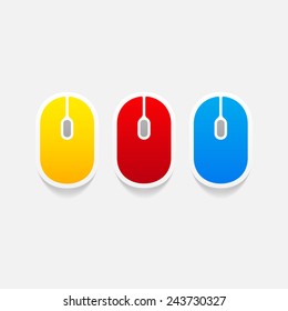 realistic design element: computer