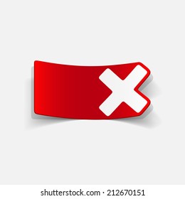 realistic design element: cross, no