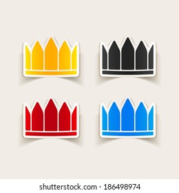 realistic design element: crown